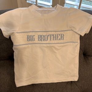 “Big Brother” smocked shirt. 3T.